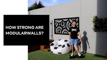 How strong are ModularWalls?