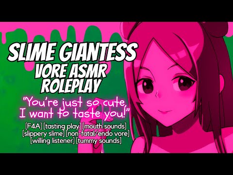 Slime Giantess Wants To Swallow You - Because You're So Cute! (Vore ASMR Roleplay)