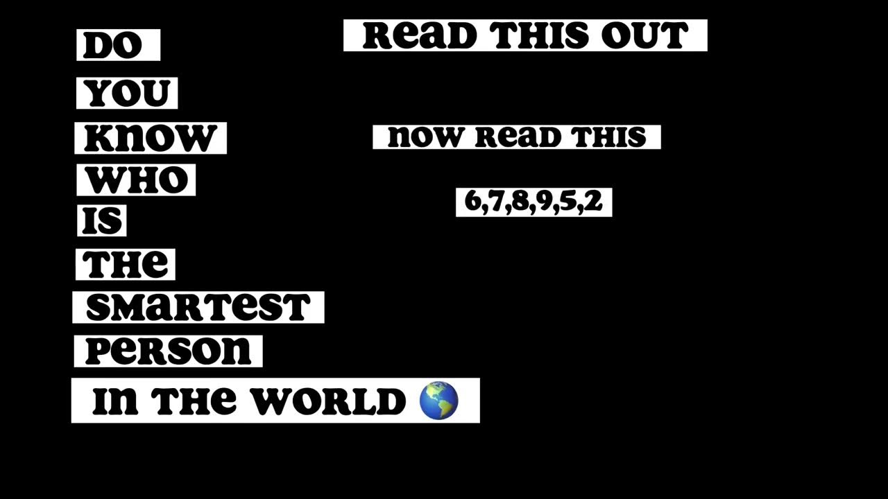 Do You Know Who Is The Smartest Person In The World YouTube why-singapore-has-the-smartest-kids-in-the-world-cnn