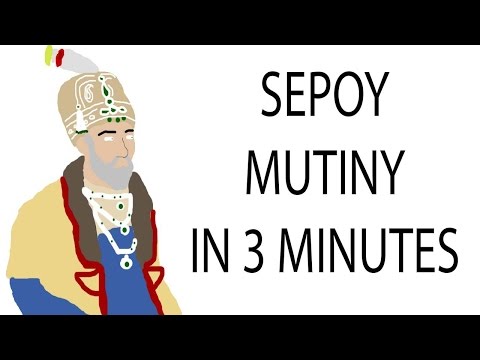 Video: Waar begon de muiterij in sepoy?