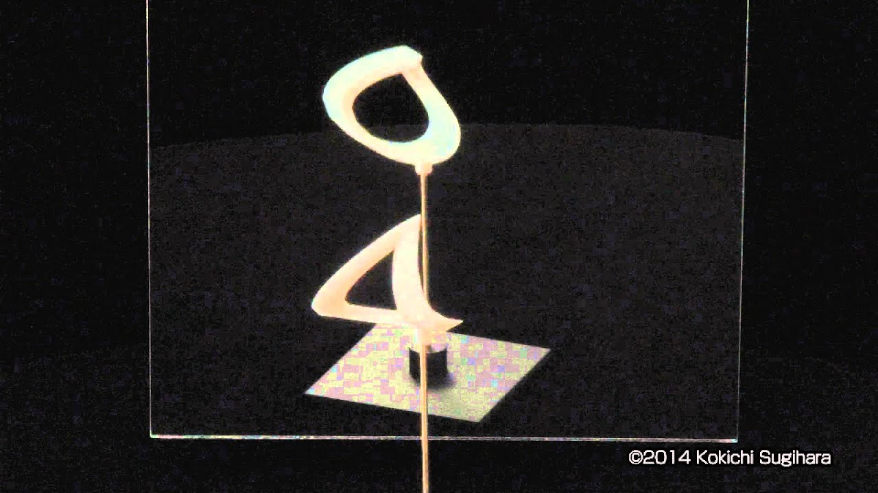 ストライプ模様の抽象画 fancyart-artposter-011-