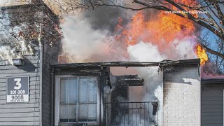Fort Worth firefighters make unexpected rescue after battling another apartment fire that displaced