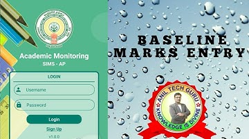 Baseline Marks Entry Process - APP Install Step by step Explanation