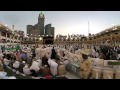 360° view of Maghrib athan in front of the Ka'bah