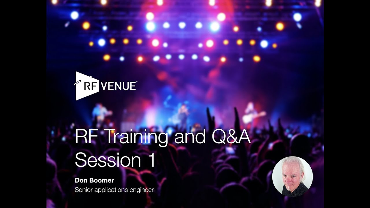 Why Wireless Mics Drop Out - Webinar 1