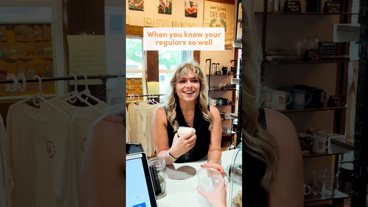 When You Know Your Regulars A Little Too Well 