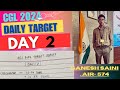 CGL 2024 DAILY TARGET DAY 2 || CGL 2024 MENTORSHIP FREE BATCH #cgl2024 #ssc