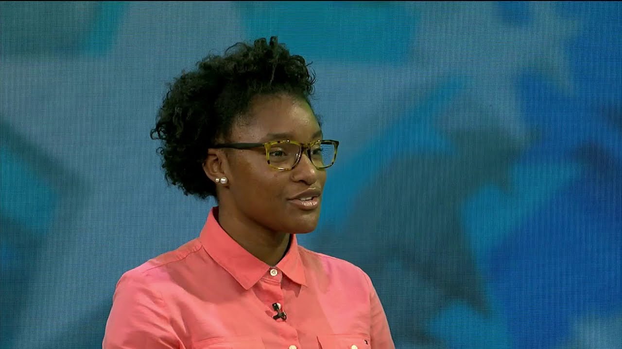 Shekinah Sanders is on the track and basketball team at The Bolles School. 