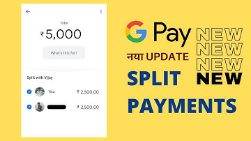 Split Bills in Google Pay | Google Pay Payment Split New Update 2022