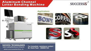 CNC Letter Bending Machine Manufacturer | Success Technologies