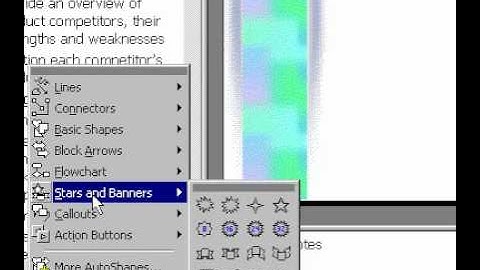Microsoft Office PowerPoint 2000 Add autoshapes