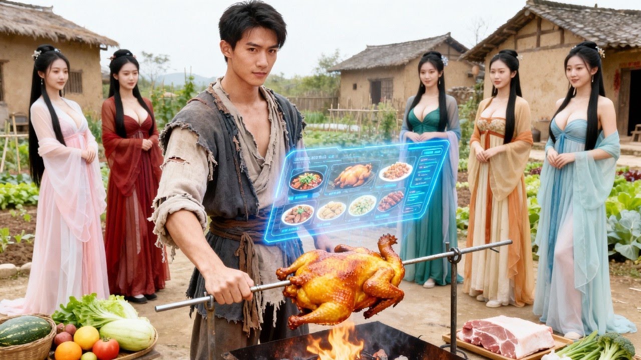 प्राचीन काल के निकम्मे में पुनर्जन्म—सिस्टम जागा, भाभियों को अकाल से बचाया