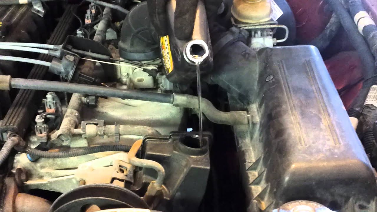 Check and Add Power Steering Fluid to your 97+ Jeep Cherokee - YouTube