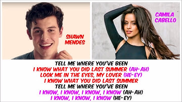 Shawn Mendes ft Camila Cabello - I Know What You Did Last Summer (Lyric Video)