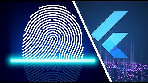 Fingerprint / Face unlock local authentication using flutter