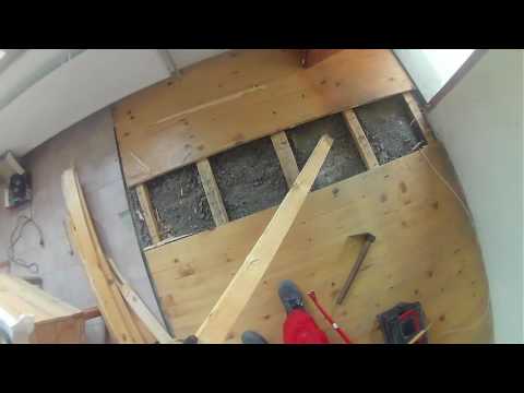 Как да премахнем старото дюшеме / How to remove the old wood floor