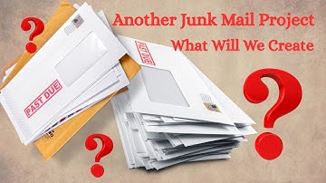 ANOTHER JUNK MAIL PROJECT - Stacked Envelope Journal From Junk Mail