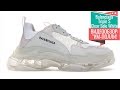 Balenciaga Triple S Clear sole white