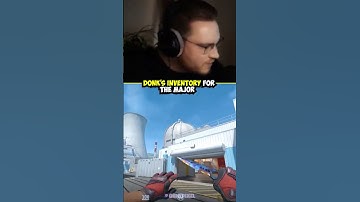 Donk’s Inventory for the Major Part 3 #ohnepixel #cs2 #cs2skins  #cs2stickers #donk