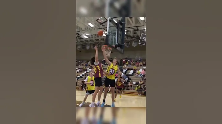 REJECTED!! Grayson Grove  Block at Rim #basketball