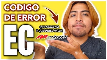 Código de Error "EC" Aires Acondicionados Mirage | Solucion