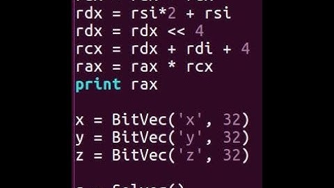 Binary Reverse Engineering using SMT solvers