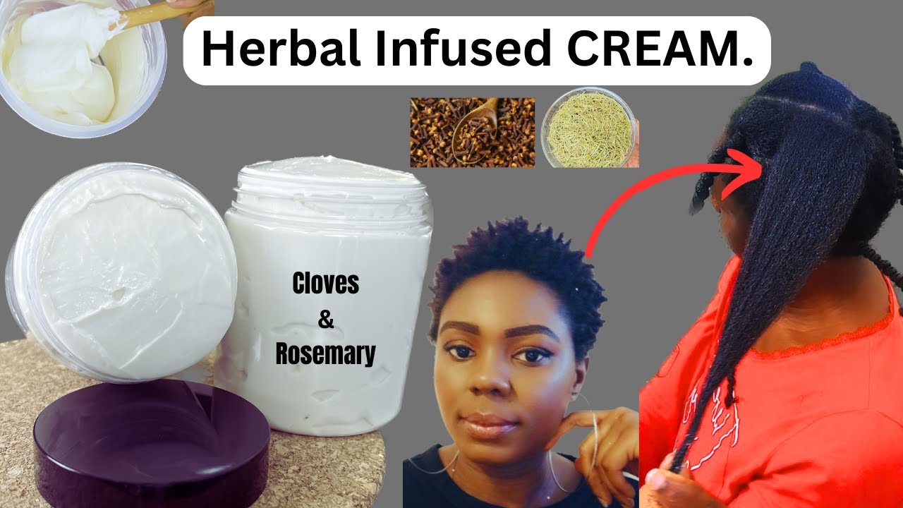 CLOVES & ROSEMARY CREAM FOR FAST HAIR GROWTH. Grow Longer & Thicker