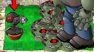 : 999 Doom Gatling Pea vs Giga Gargantuar Vs Dr.Zomboss - Plants vs Zombies Hack