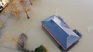 Flooding Hits The Midlands After Heavy Rain: Drone Footage