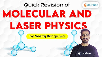 CSIR NET | Molecular and Laser Physics | Quick Revision | Neeraj Bangruwa