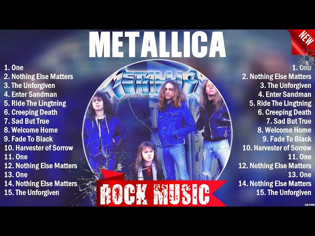 Metallica The Best Rock Songs Ever ~ Most Popular Rock Songs Of All Time class=