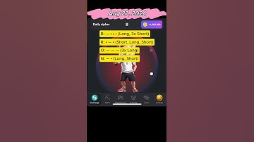 Hamster Kombat Daily Cipher Morse Code August 27, 2024 #hamsterkombat #crypto #nft #games