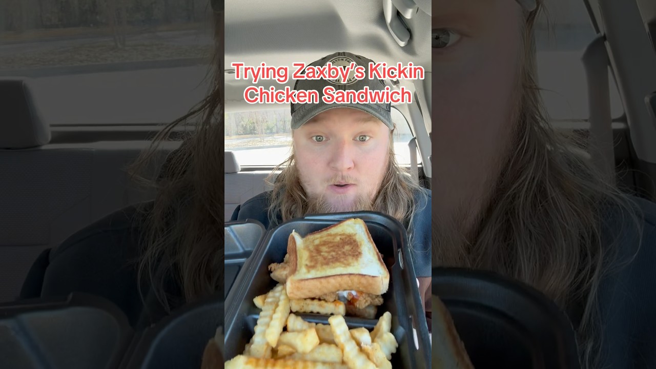 Trying Zaxby’s Kickin Chicken Sandwich