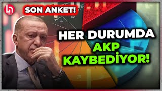 Erdoğan'a bir kötü haber daha! AKP'nin oyları nereye gidiyor? İşte Yöneylem'den son anket!