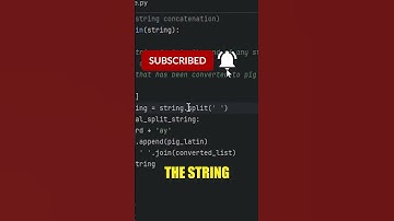 How to convert ANY string to Pig Latin in Python #shorts #coding #pythonprogramming