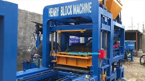 qt4-20 fully automatic block machine produce cabro paving bricks blocks