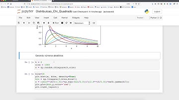 Gerando uma distribuição de Chi Quadrado no Python