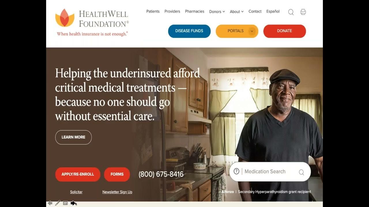 HealthWell Foundation Easily Apply for Financial assistance for copays