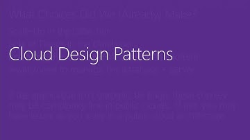 Microsoft Ignite 2015 Best Practices for Designing Your Cloud Based, Data Tier Strategy