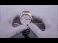 2 tones stainless steel band quartz watch