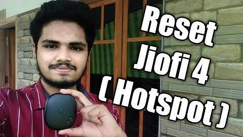 How to Reset JioFi 4 || in Kannada || Noufal Techy