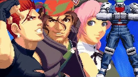 1171: King of Fighters 2000 NEOGEO MVS \\ Benimaru, Ralf, Hinako, Rocky max lvl Arcade 1cc!