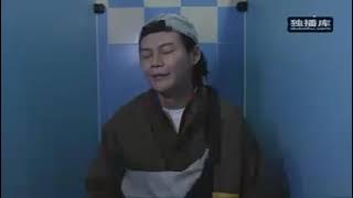 guy has diarrhea caused by a laxative in his water.