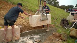 Supreme Sandstone Lower Hunter Valley Sandstone Retaining Wall Project