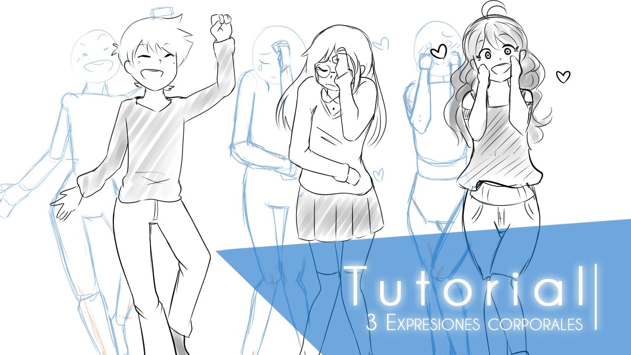 Tutorial ۰•○Aprende a dibujar 3 tipos de poses!○•۰ #1