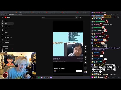xQc reacts to