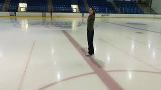 How to do a two foot turn in figure skating