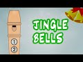 Jingle Bells with Lyrics | Christmas Songs - Recorder #Shorts #Recorder #Christmas