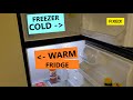 Freezer ice cold but fridge warm  solved  frigidaire kenmore refridgerator fix