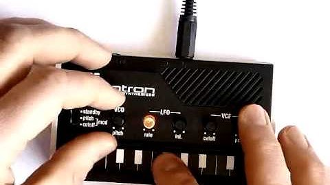 Korg Monotron Audio test Plus Reverb & Delay